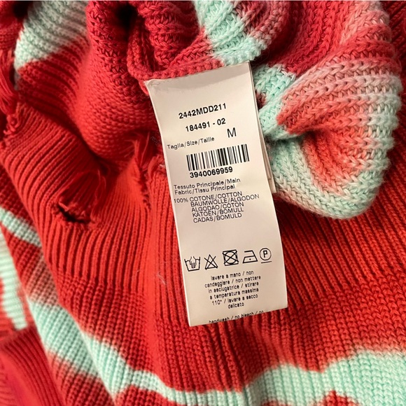 MATCHING SET ๐ Rare MSGM RTW Spring 2018 - Milan, Italy ๐ SWEATER + SKIRT - Picture 5 of 10